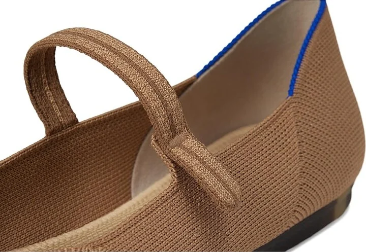 Rothy's The Square Mary Jane Women's Dress Flat Shoes Wren : 5 M, Synthetic - Image 7