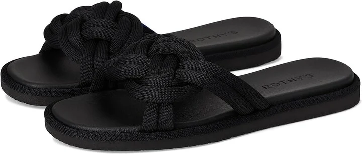 Rothy's The Summer Sandals Women's Sandals Black : 7 M, Synthetic