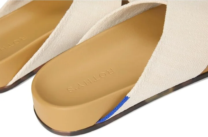 Rothy's The Weekend Slide Women's Sandals Oat : 6 M, Synthetic - Image 7