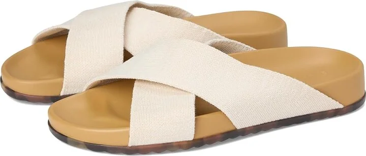 Rothy's The Weekend Slide Women's Sandals Oat : 6 M, Synthetic