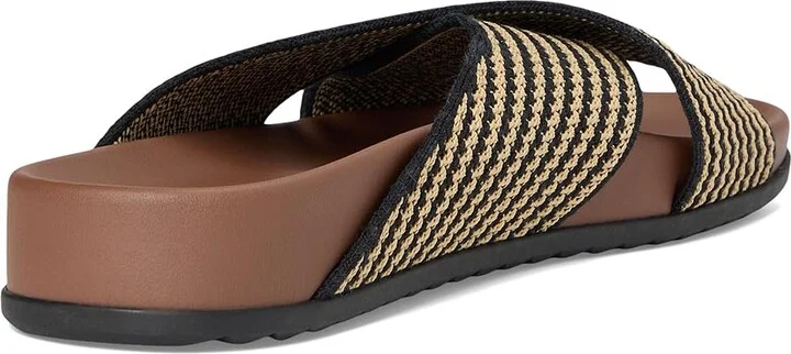 Rothy's The Weekend Slide Women's Sandals Toffee Stripe : 7.5 M, Synthetic - Image 4