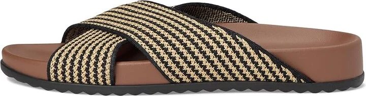 Rothy's The Weekend Slide Women's Sandals Toffee Stripe : 7.5 M, Synthetic - Image 6