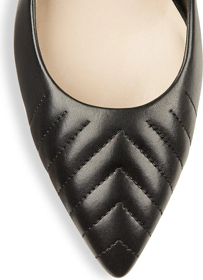 Roulle Textured Leather Pumps - Image 4