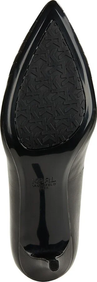 Roulle Textured Leather Pumps - Image 5