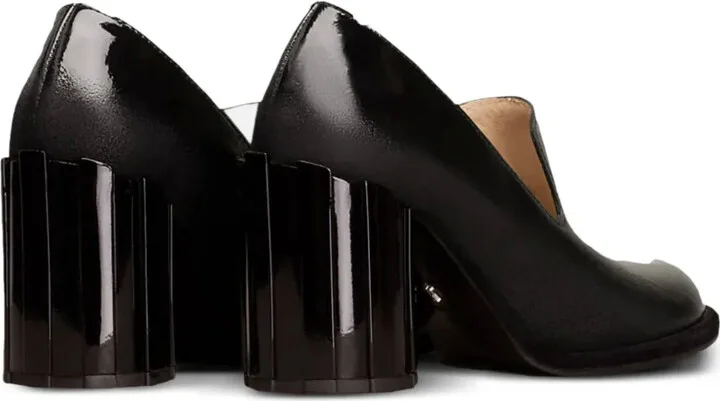 Round Heel Patent-Leather Loafers - Image 3