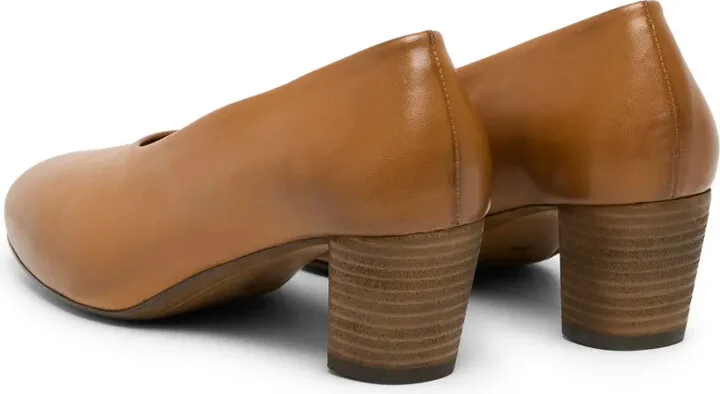 Round-Toe 50mm Leather Pumps - Image 3