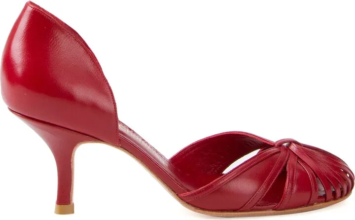 Round-Toe 70mm Pumps