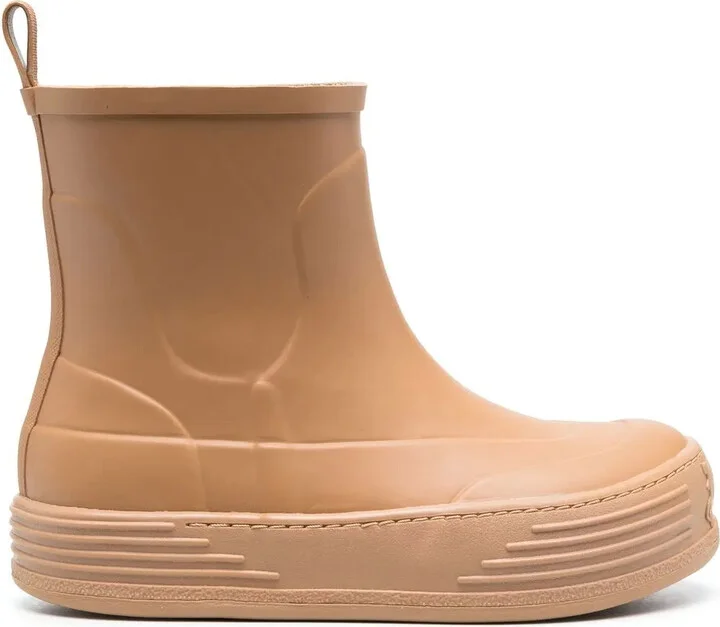 Round-Toe Ankle Boots