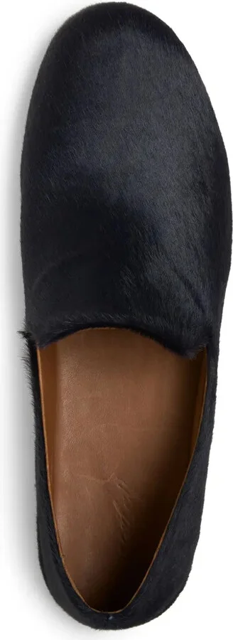 Round-Toe Calf-Hair Loafers - Image 3