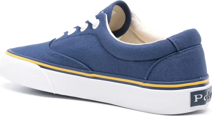 Round-Toe Canvas Sneakers - Image 3