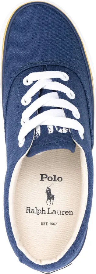 Round-Toe Canvas Sneakers - Image 4