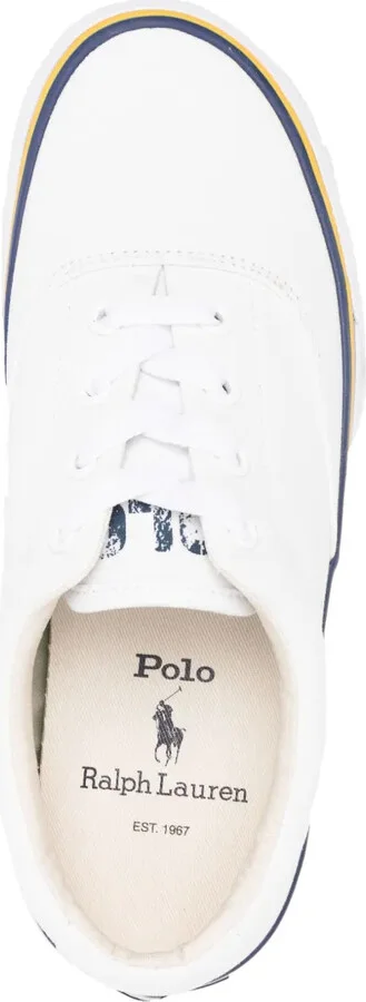 Round-Toe Canvas Sneakers - Image 4