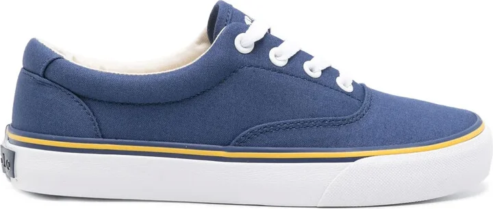 Round-Toe Canvas Sneakers