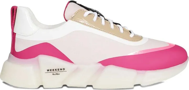 Round-Toe Chunky Sneakers