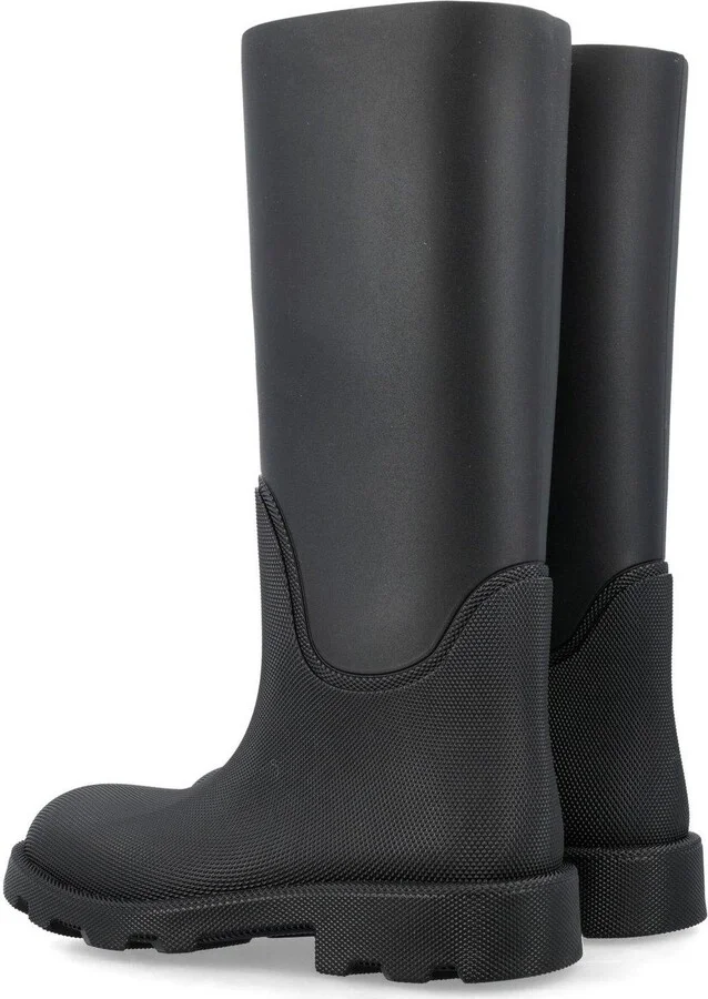 Round-toe Chunky-sole Boots - Image 4