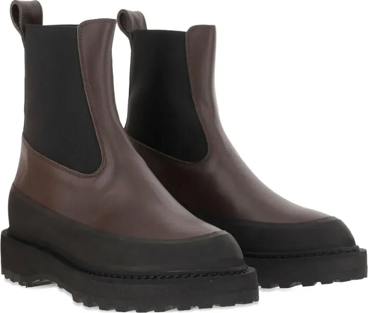 Round-Toe Chunky-Sole Chelsea Boots - Image 2