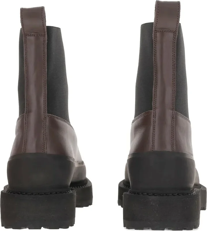 Round-Toe Chunky-Sole Chelsea Boots - Image 3