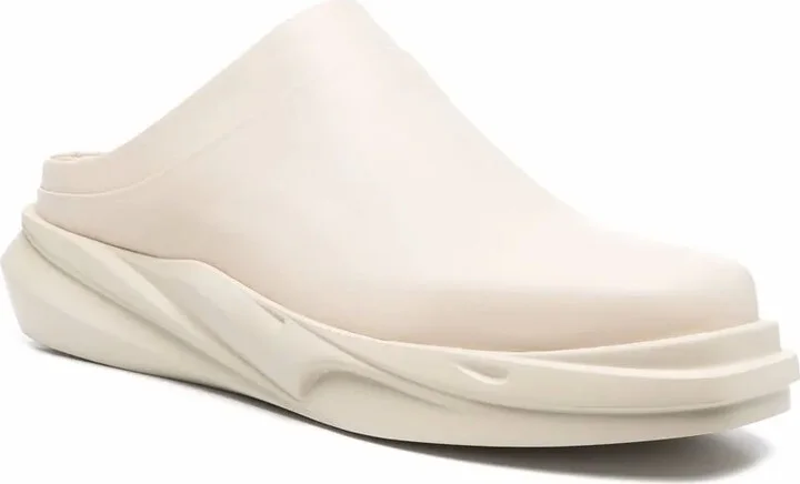Round-Toe Chunky-Sole Slides - Image 2