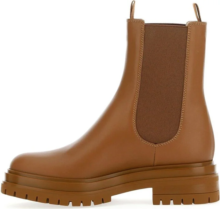 Round Toe Combat Boots - Image 2