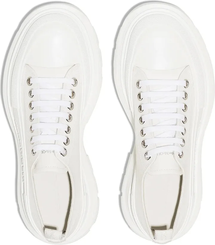 Round-Toe Cotton Sneakers - Image 4