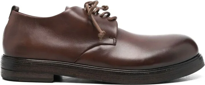 Round-Toe Derby Shoes