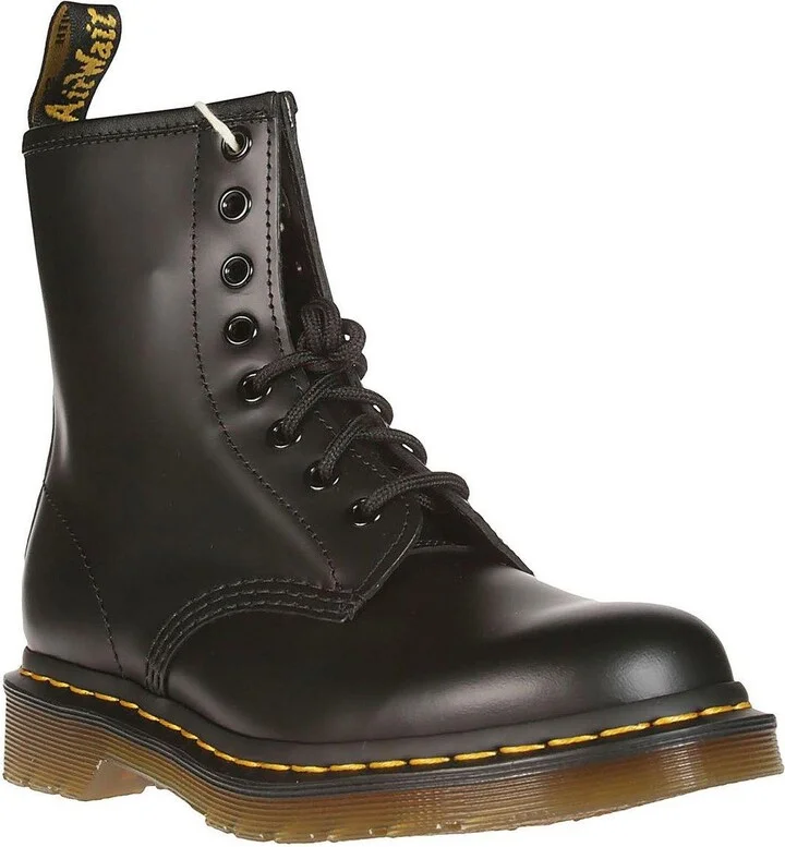Round-toe Lace-up Ankle Boots - Image 2