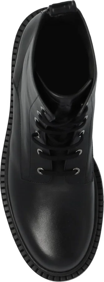 Round-toe Lace-up Ankle Boots - Image 4