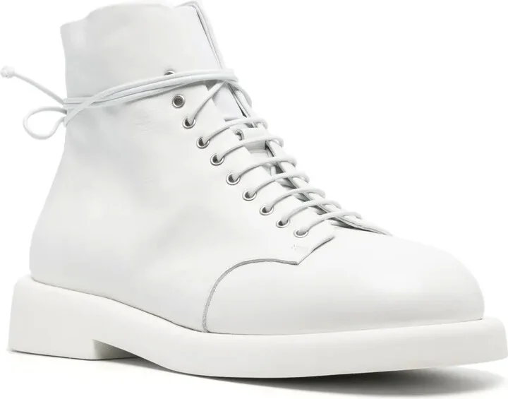 Round-Toe Lace-Up Boots - Image 2