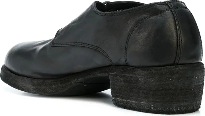 Round Toe Lace Up Derby Shoes - Image 3
