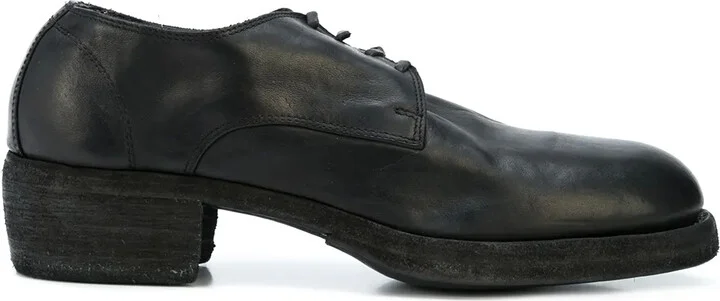 Round Toe Lace Up Derby Shoes