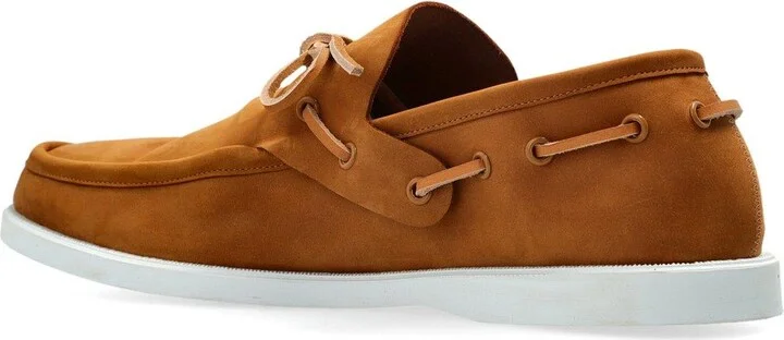 Round-toe Lace-up Loafers - Image 3