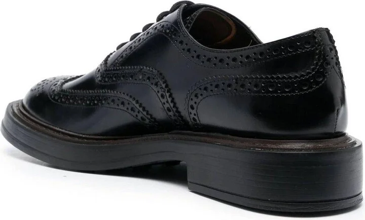 Round Toe Lace-up Oxford Shoes - Image 3
