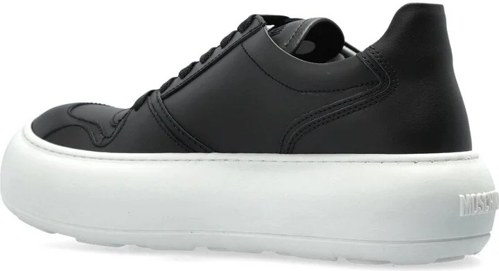 Round Toe Lace-up Sneakers - Image 3