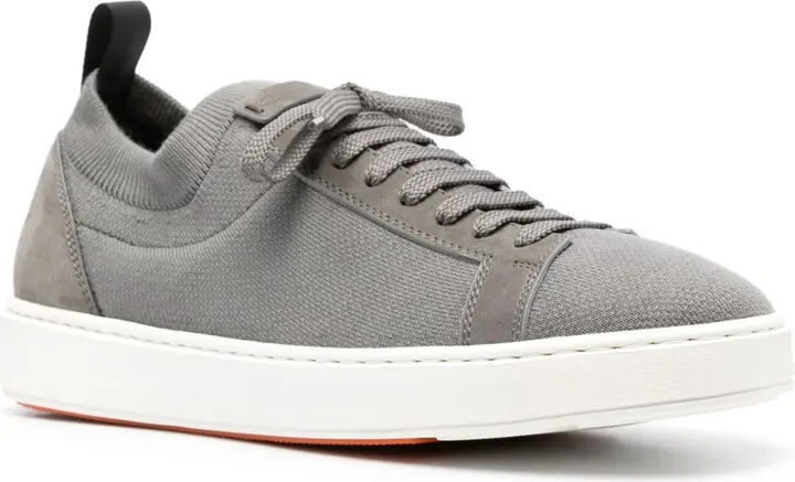 Round-Toe Lace-Up Sneakers - Image 2