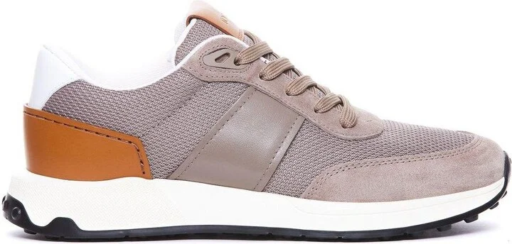 Round-toe Lace-up Sneakers