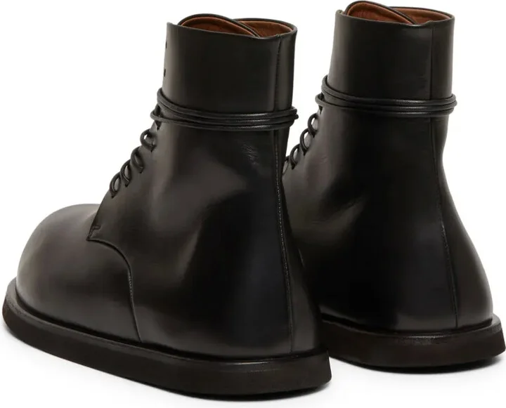 Round-Toe Leather Boots - Image 3