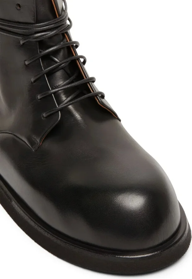 Round-Toe Leather Boots - Image 4
