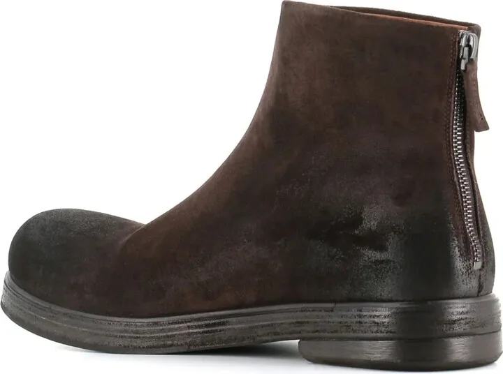 Round-Toe Leather Boots - Image 3