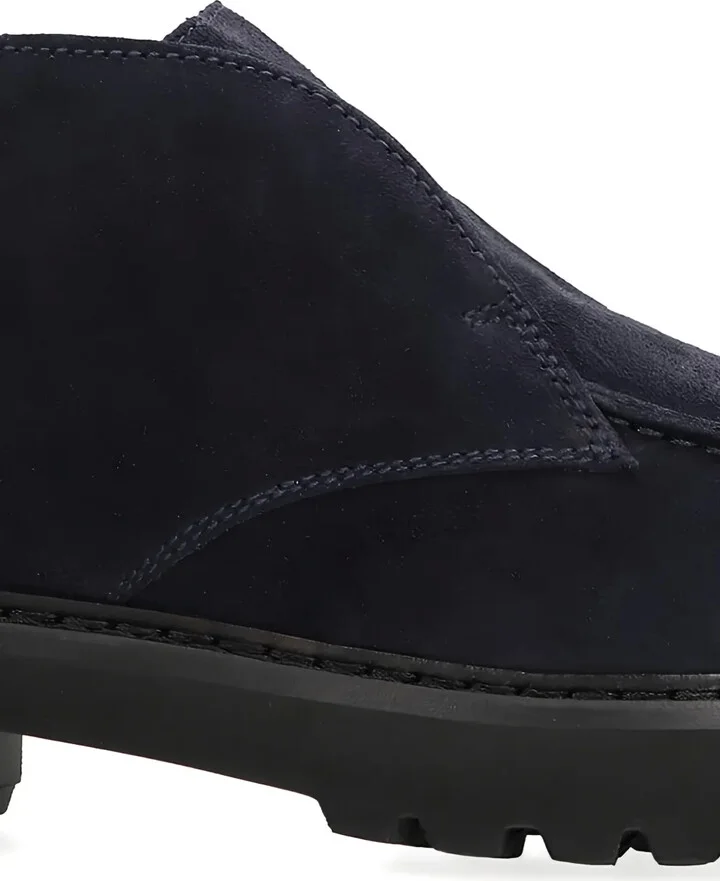 Round-Toe Leather Boots - Image 4