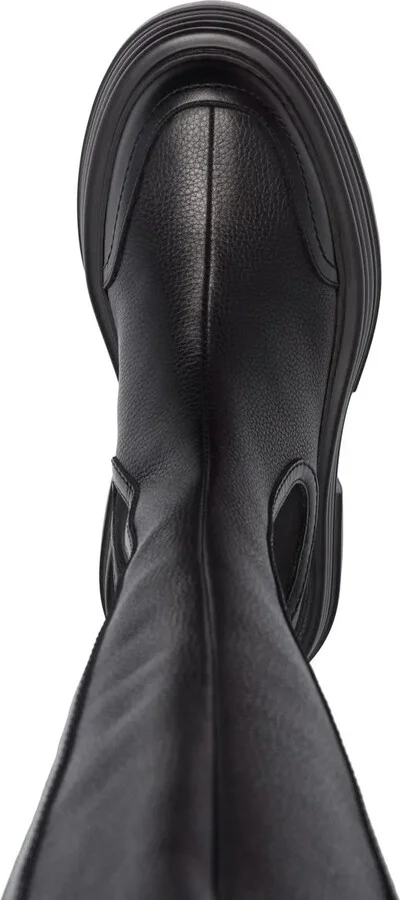 Round-Toe Leather Boots - Image 4
