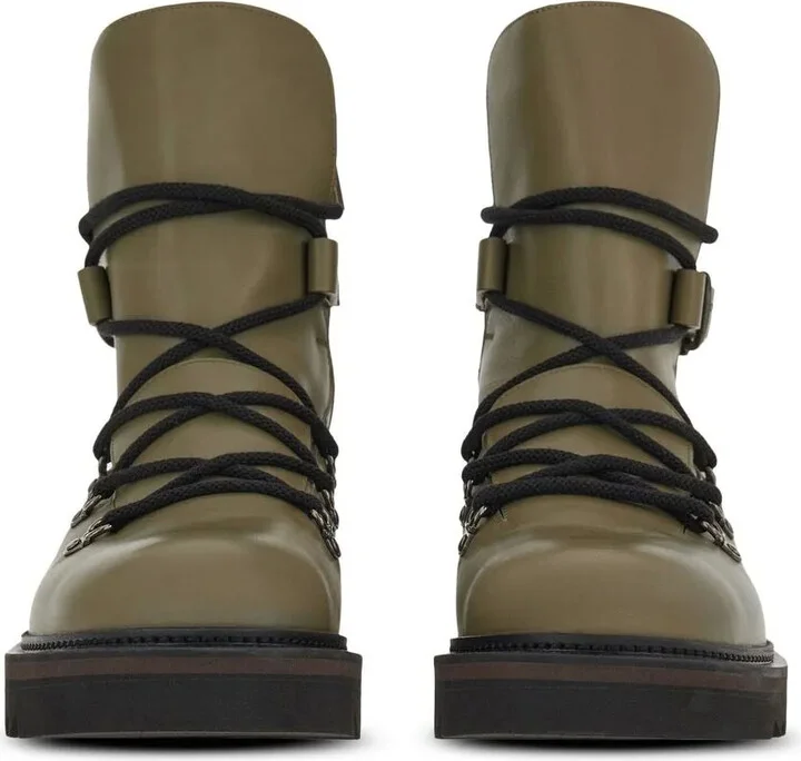 Round-Toe Leather Boots - Image 5