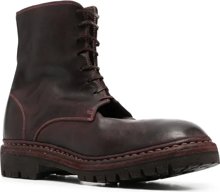 Round-Toe Leather Boots - Image 2