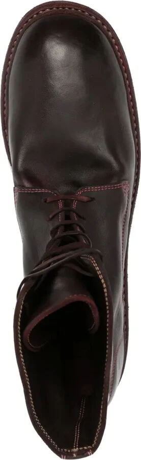 Round-Toe Leather Boots - Image 4