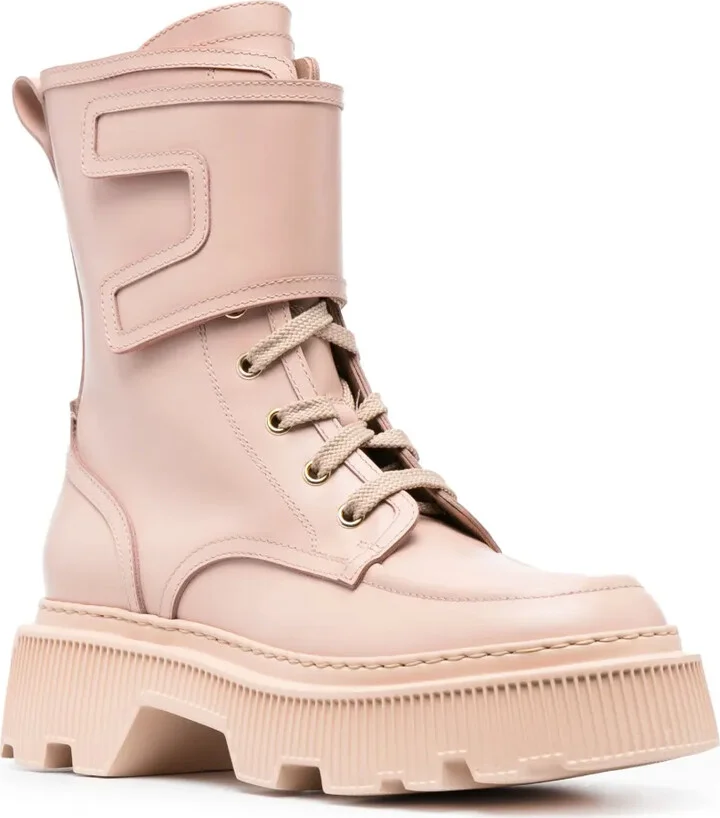 Round-Toe Leather Boots - Image 2