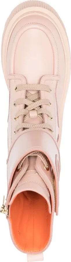 Round-Toe Leather Boots - Image 4