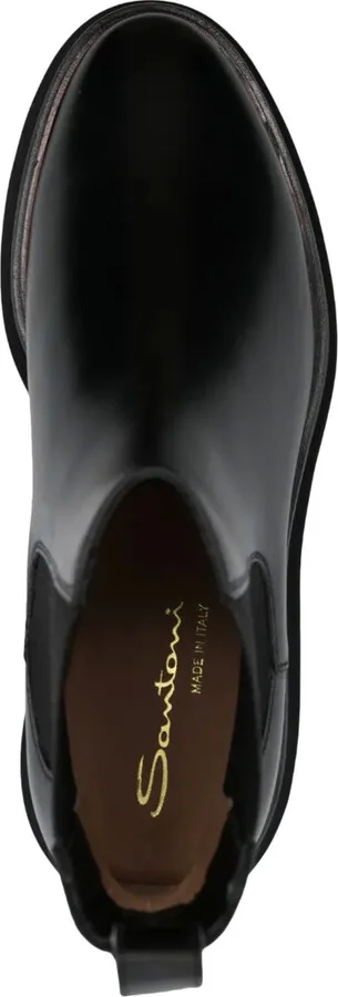Round-Toe Leather Boots - Image 4