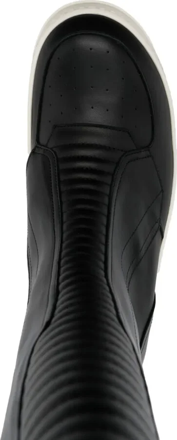 Round-Toe Leather Boots - Image 4