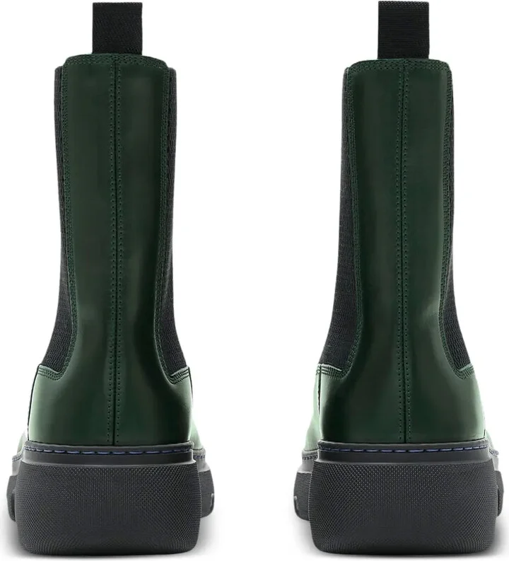 Round-Toe Leather Boots - Image 4