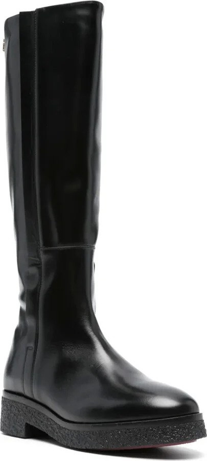Round-Toe Leather Boots - Image 2