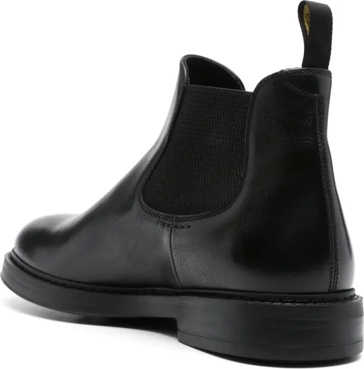 Round-Toe Leather Boots - Image 3